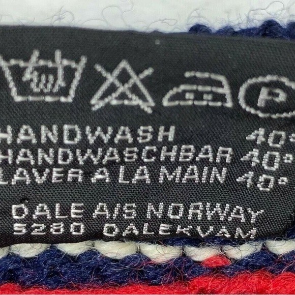 DALE of norway virigin wool sweater womens size XXL loose weave navy winter - Picture 10 of 14